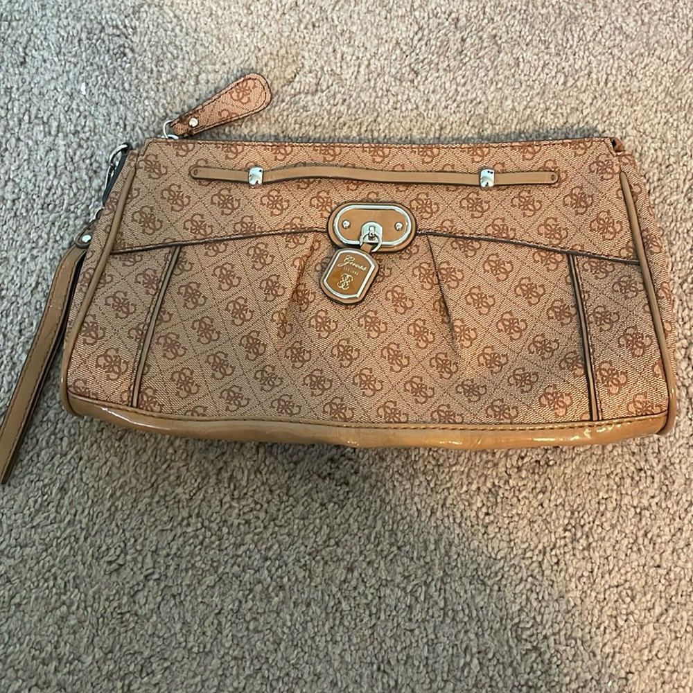 Guess brand clutch